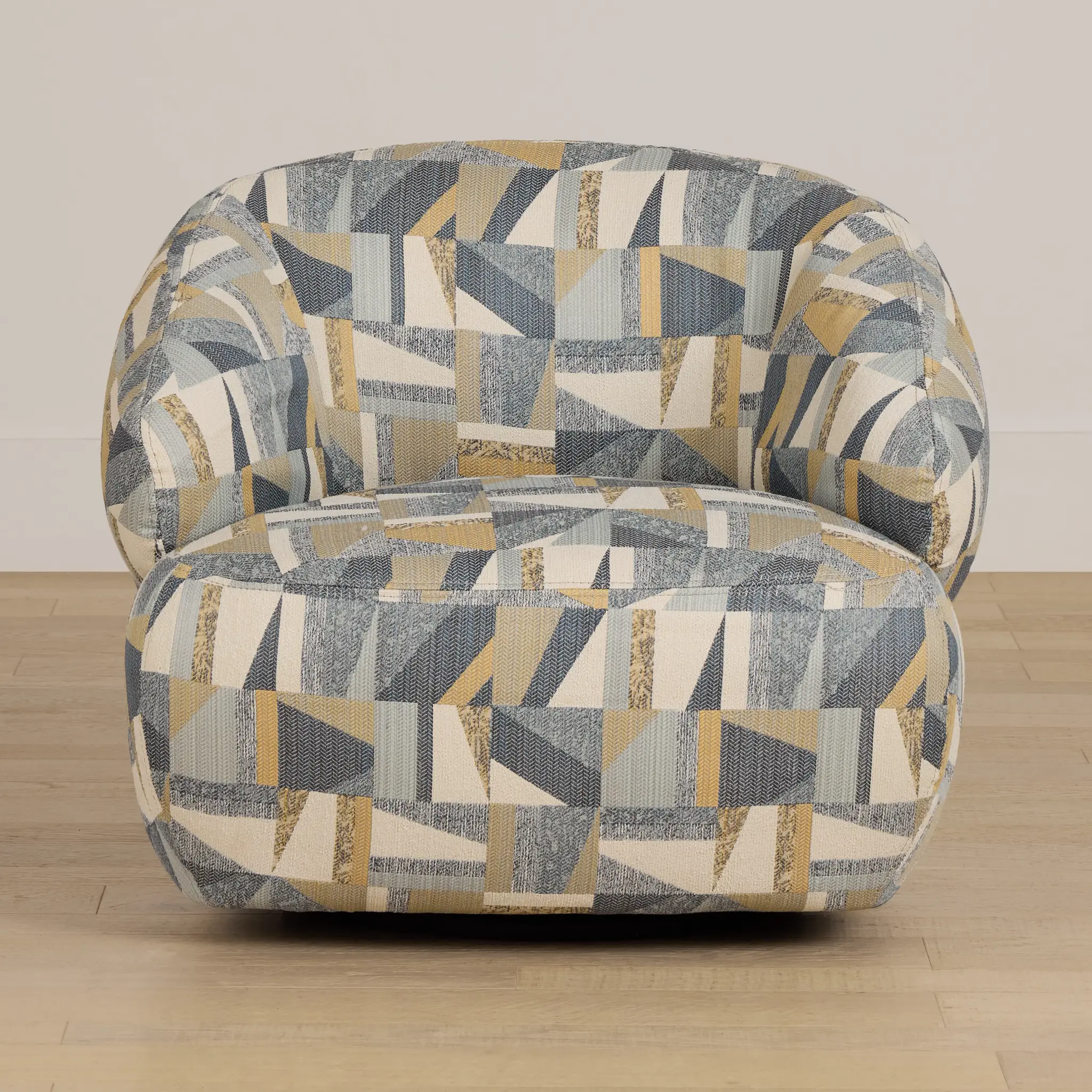 Cory Multicolored Fabric Swivel Accent Chair Cory Multicolored Fabric Swivel Accent Chair