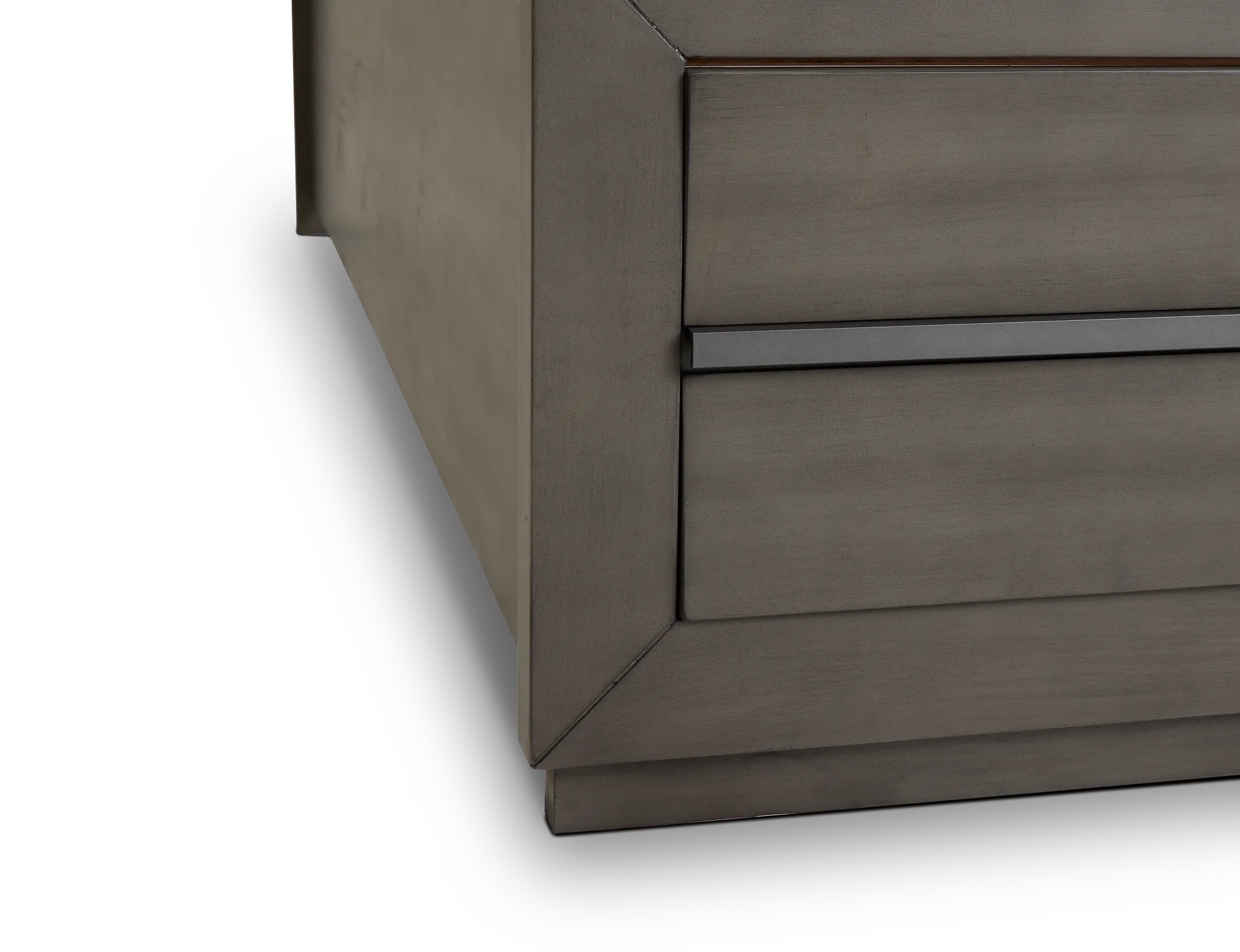 Zurich Gray Panel Storage Bed