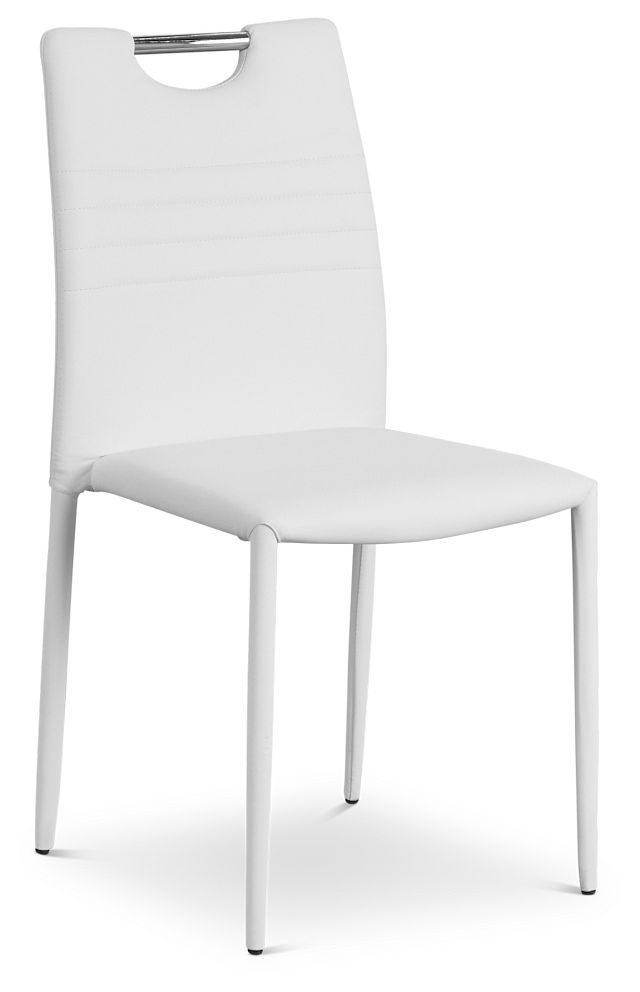 Skyline White Upholstered Side Chair (1)