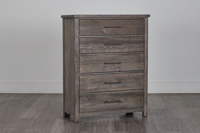 Salt Lake Gray 5-drawer Chest