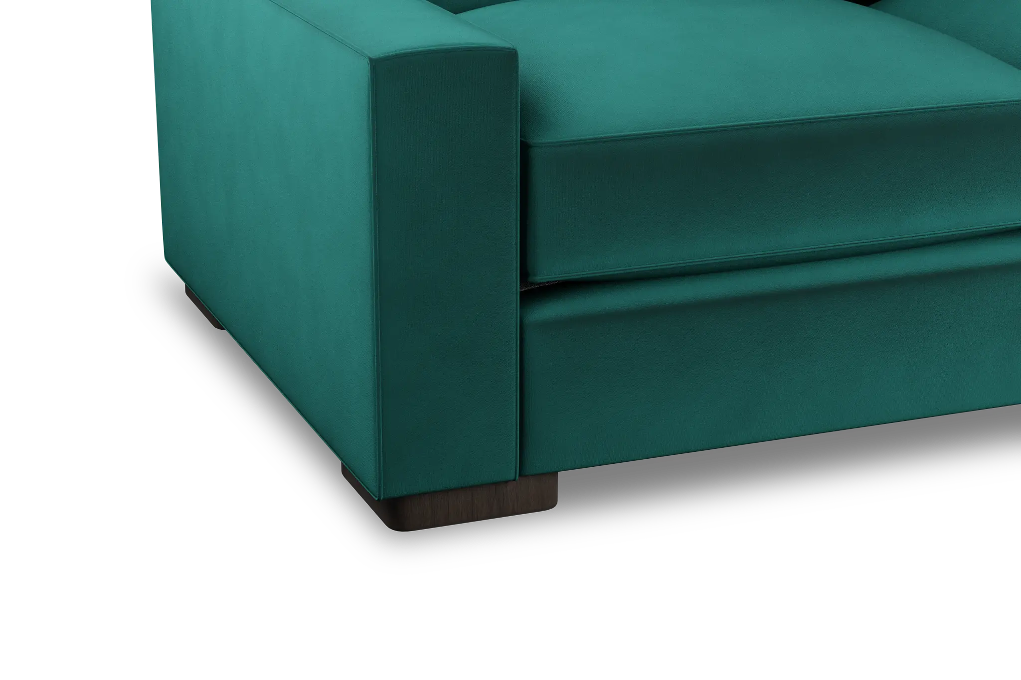 Edgewater Joya Green Large Two-arm Sectional Edgewater Joya Green Large Two-arm Sectional
