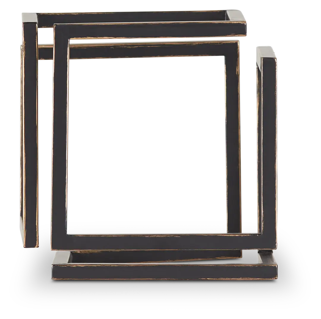 Cube Black Large Tabletop Accessory Cube Black Large Tabletop Accessory
