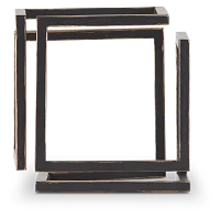 Cube Black Large Tabletop Accessory