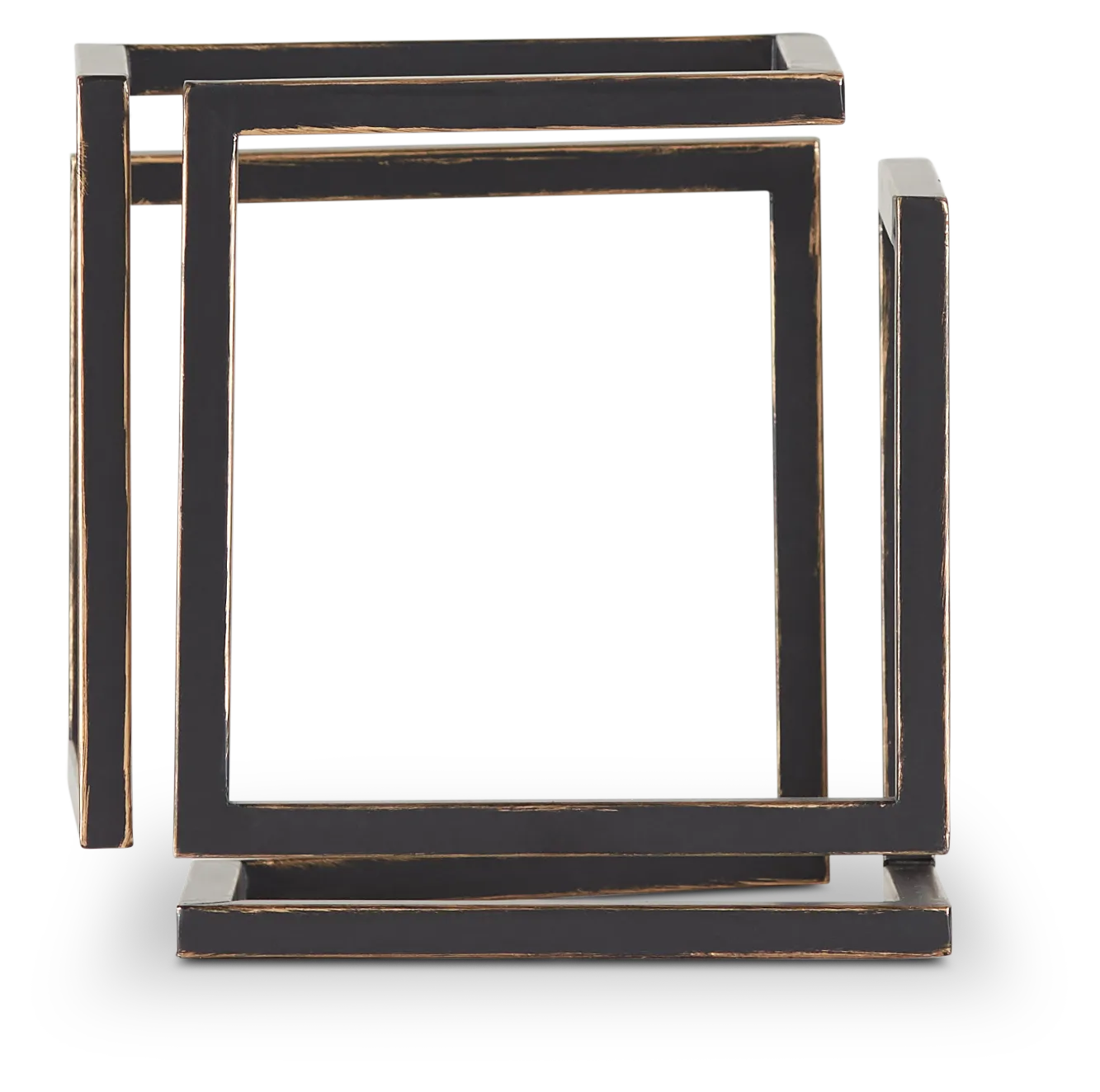 Cube Black Large Tabletop Accessory