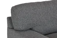 Veronica Dark Gray Down Large Left Chaise Sectional