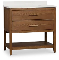 Alden Mid Tone 36" Single Bathroom Vanity