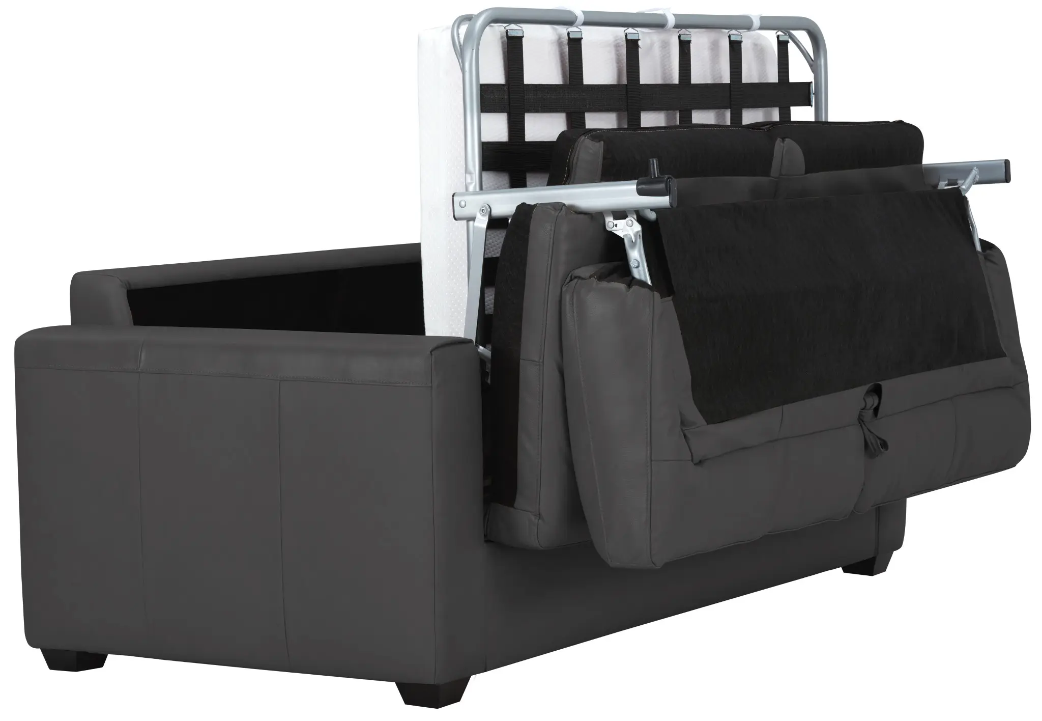 Lane Dark Gray Lthr/vinyl Memory Foam Sleeper Lane Dark Gray Lthr/vinyl Memory Foam Sleeper