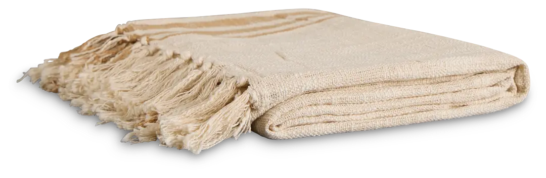 Adala Ivory 50"x 60" Throw Adala Ivory 50"x 60" Throw