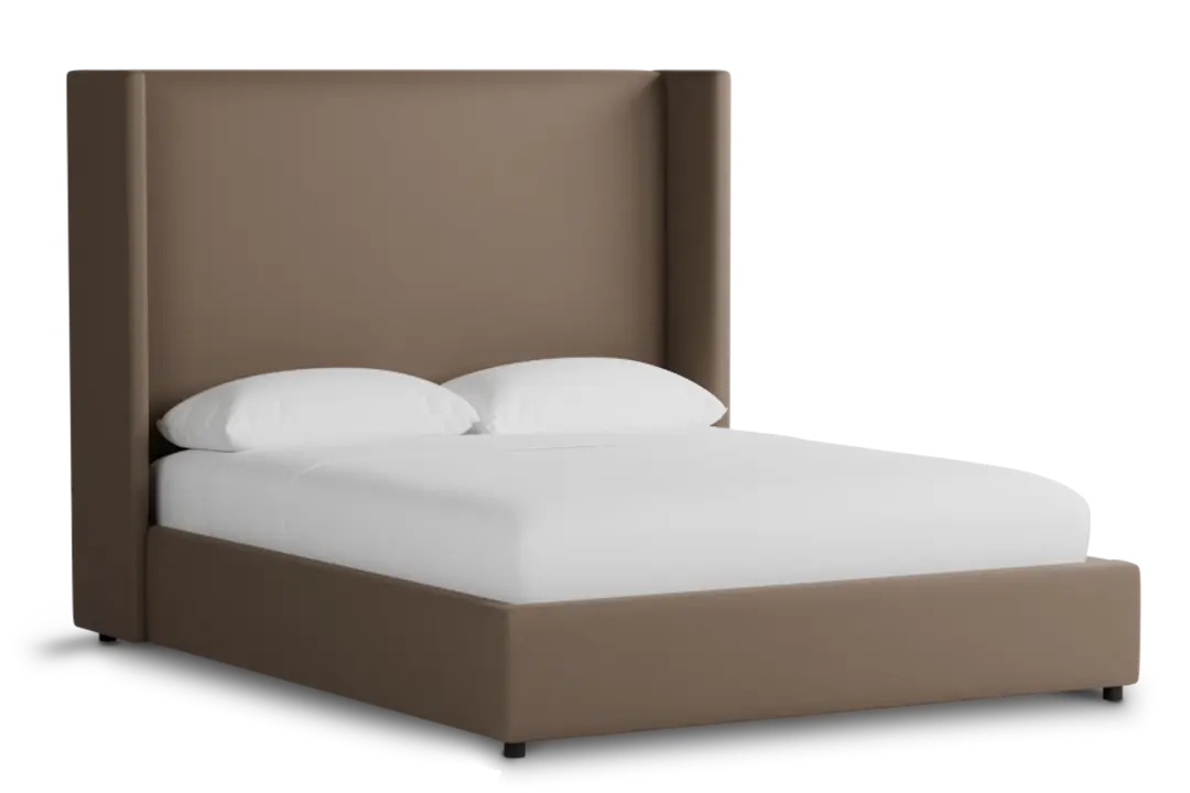 Captiva Joya Beige 60" Upholstered Shelter Bed Captiva Joya Beige 60" Upholstered Shelter Bed