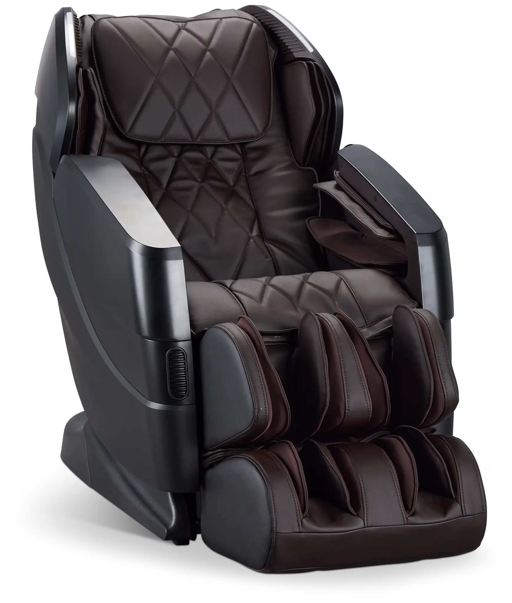 Advanced L-track Dark Brown Micro Massage Chair Advanced L-track Dark Brown Micro Massage Chair
