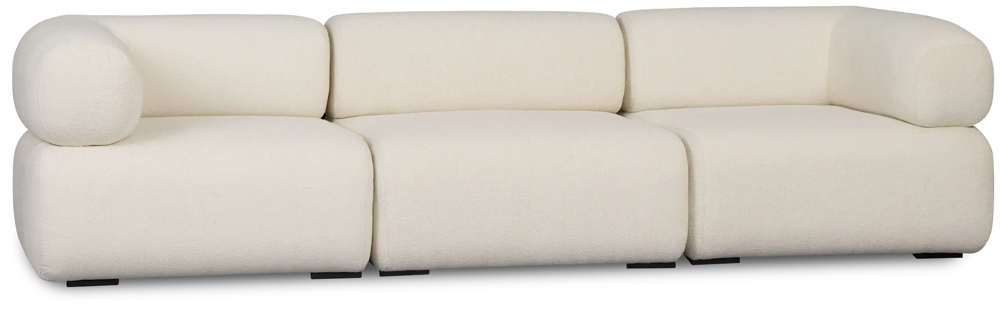 Celeste Light Beige Fabric 3-piece Modular Sofa Celeste Light Beige Fabric 3-piece Modular Sofa