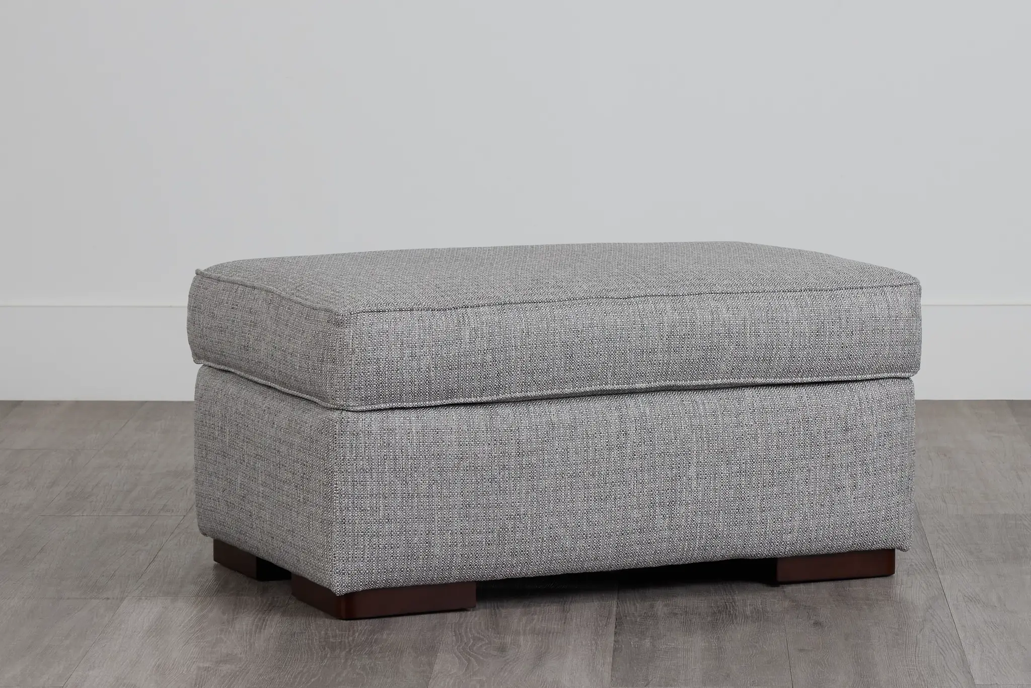 Austin Gray Fabric Ottoman Austin Gray Fabric Ottoman