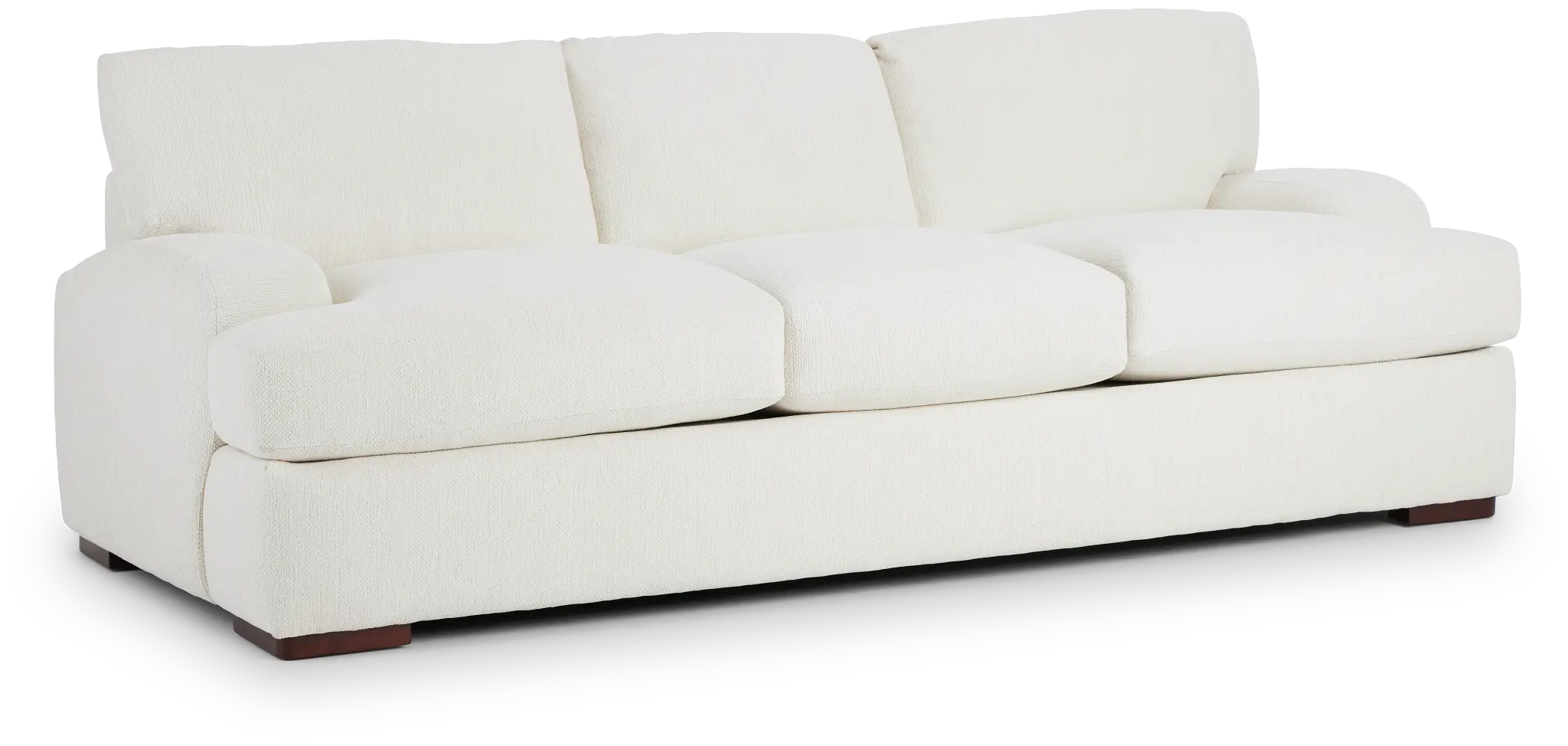 Alpha White Fabric Sofa Alpha White Fabric Sofa
