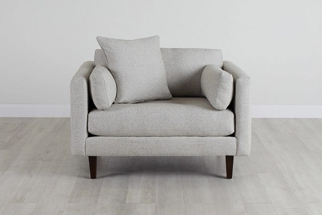 Casen Light Gray Fabric Chair