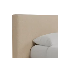 Grayton Elite Taupe 44" Upholstered Platform Bed