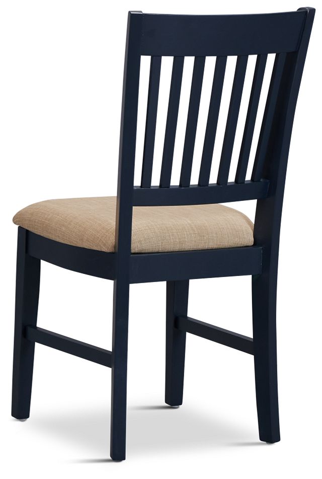 Dover Dark Blue Desk Chair (4)