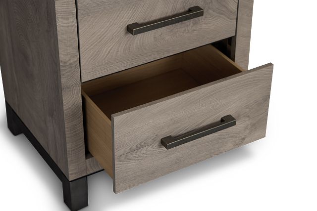 Evanston Gray Nightstand