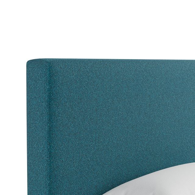 Grayton Elite Teal 54" Upholstered Platform Bed