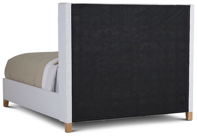 Nantucket White Uph Panel Bed