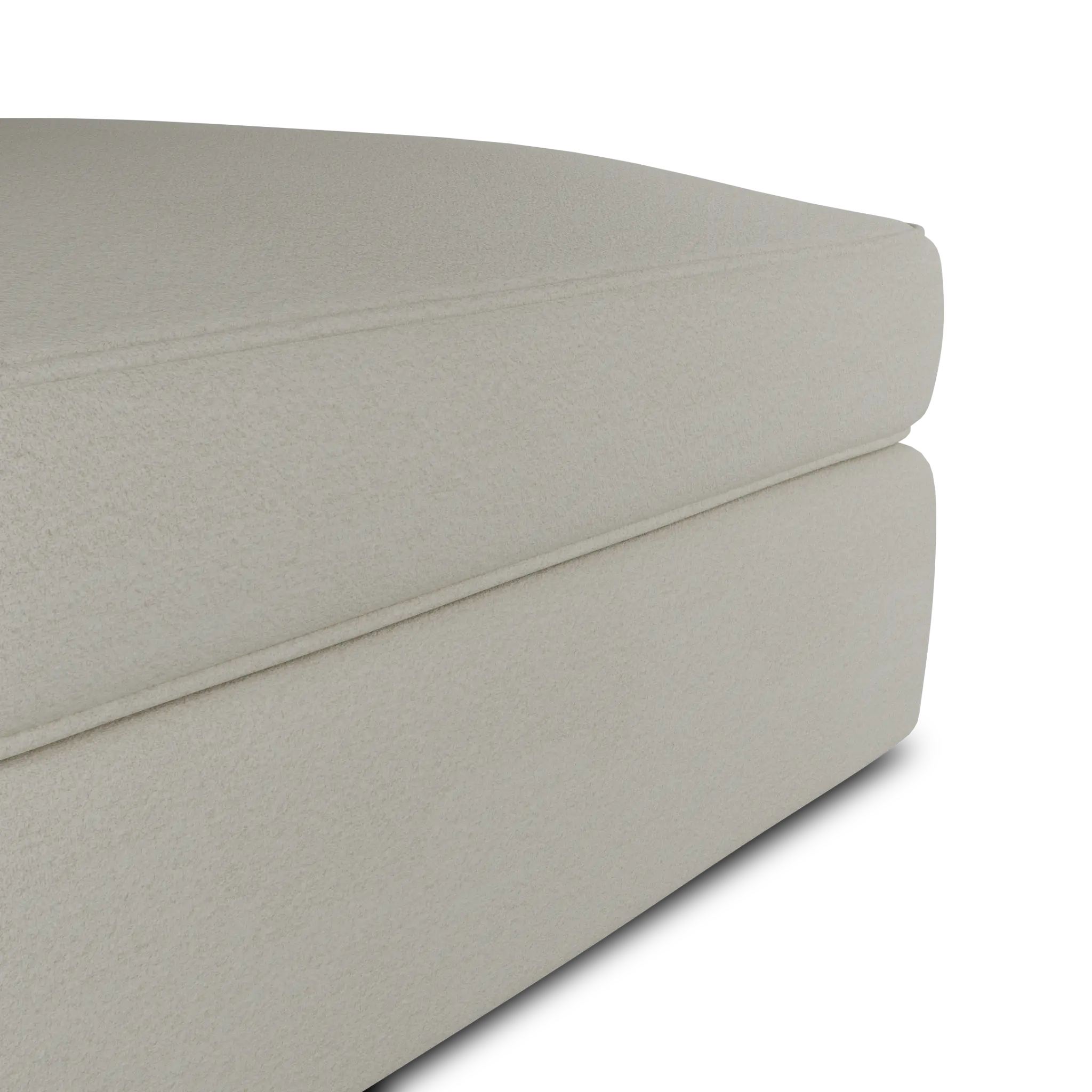 Siesta Elite Ivory Fabric Ottoman Siesta Elite Ivory Fabric Ottoman