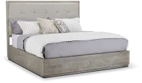Madden Light Tone Wood Platform Bed