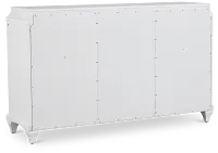 Milan White Door Dresser