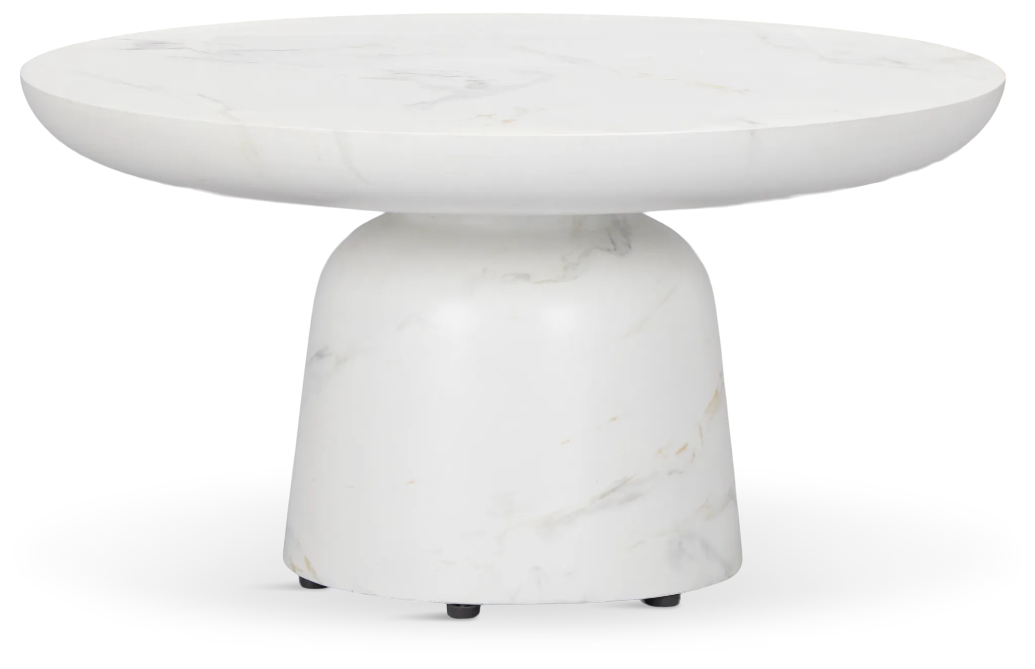 Merrick White Round Coffee Table