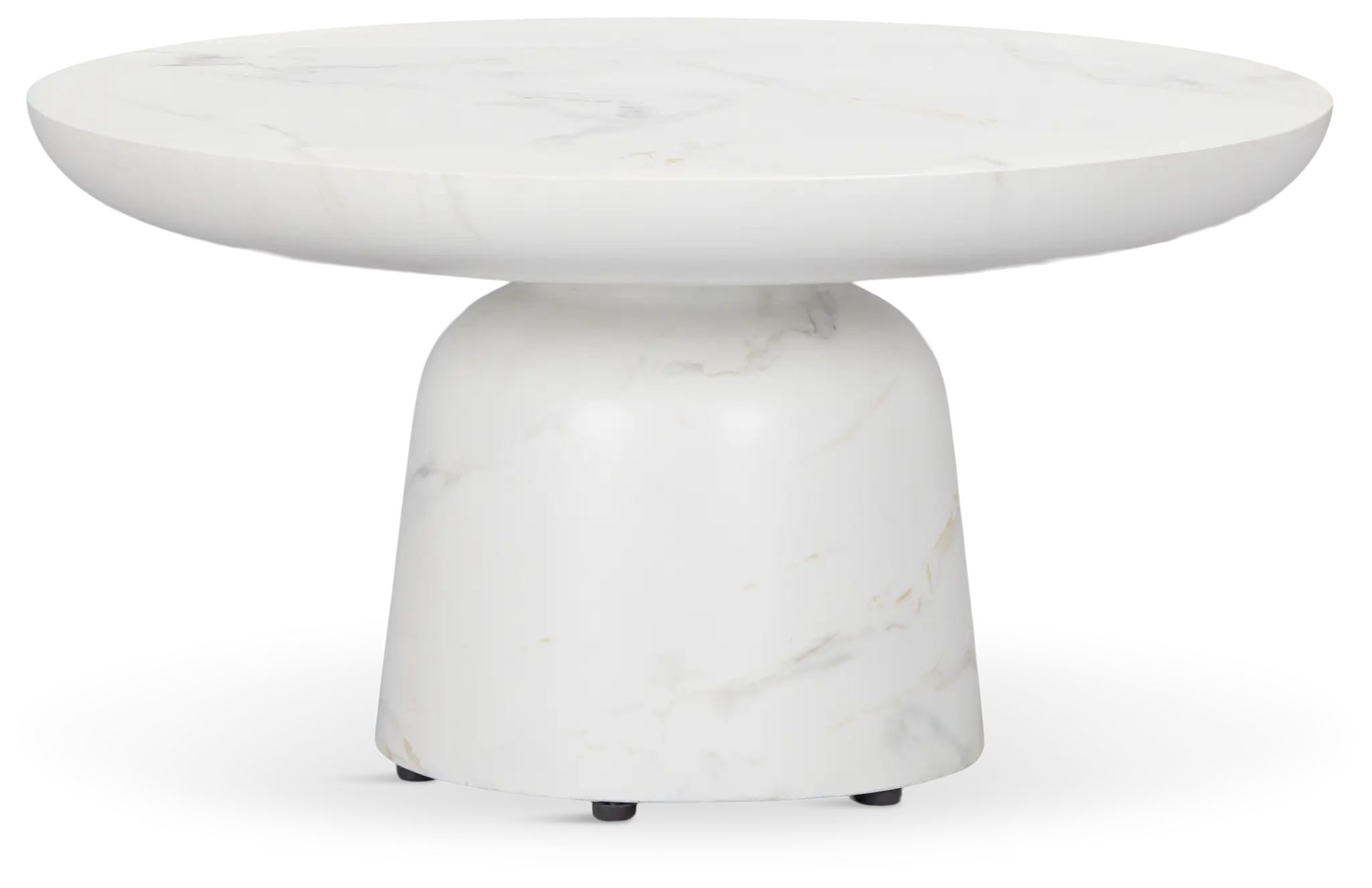 Merrick White Round Coffee Table Merrick White Round Coffee Table