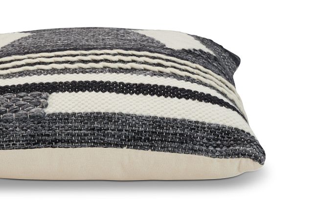 Midnight Black 18" Accent Pillow