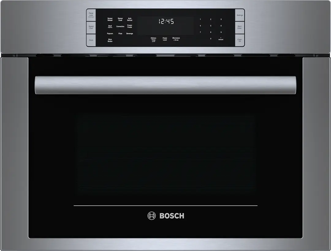 Bosch 500 Series Stainless Steel 24" Built-in Microwave Bosch 500 Series Stainless Steel 24" Built-in Microwave