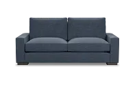 Edgewater Elevation Dark Blue 84" Sofa W/ 2 Cushions