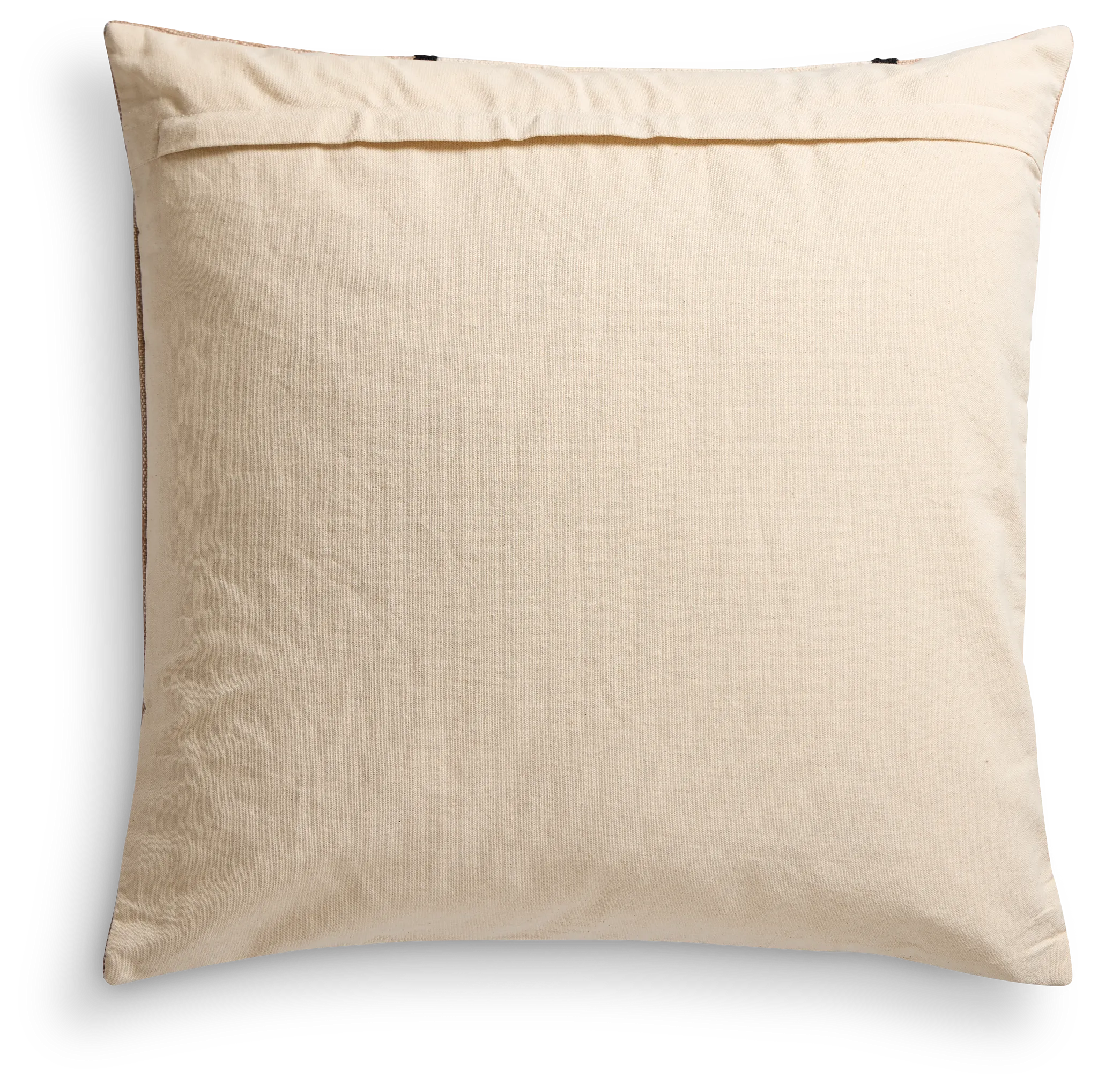 Khalil Ivory 24" Square Accent Pillow