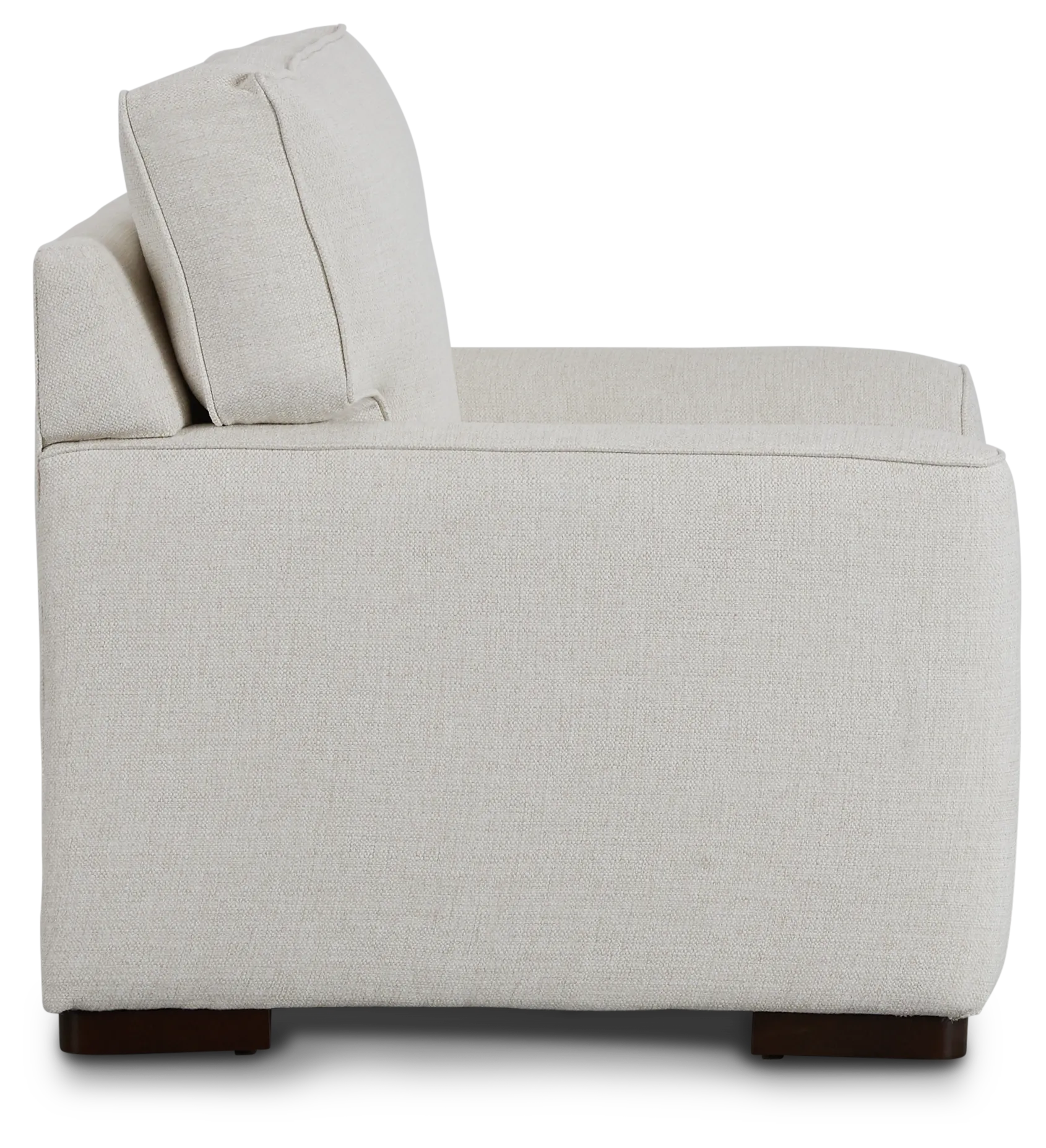 Austin White Fabric Chair