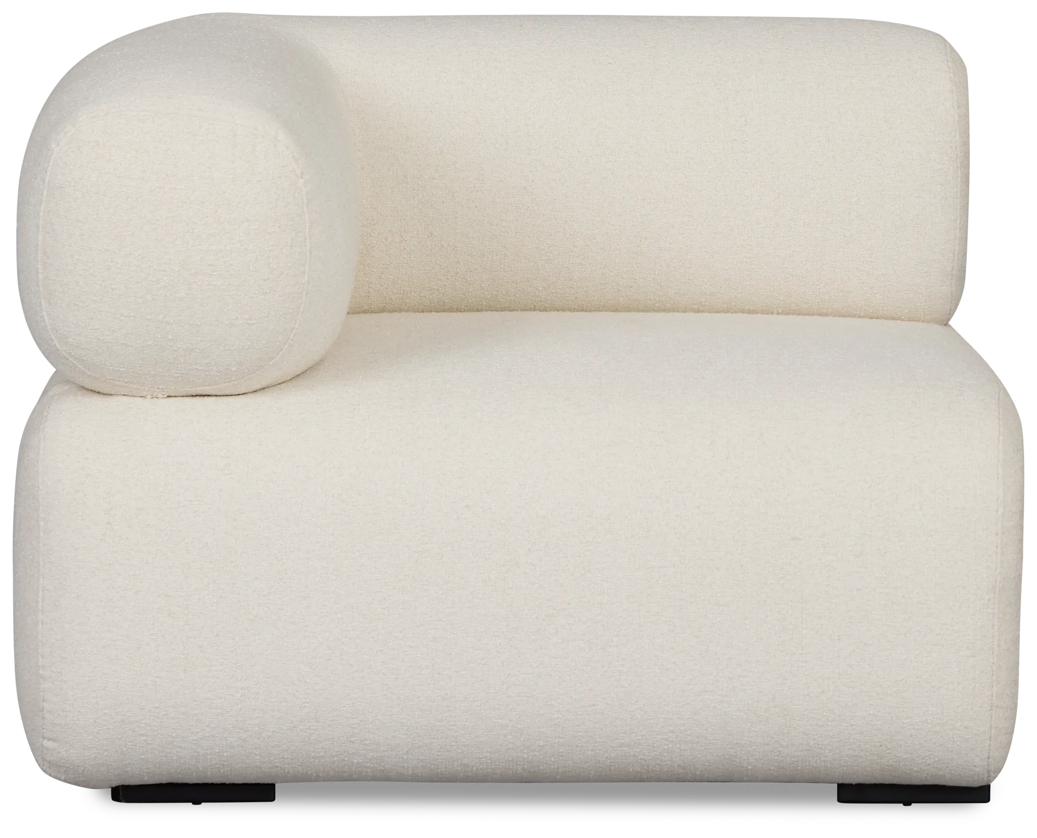 Celeste Light Beige Fabric Left Chair