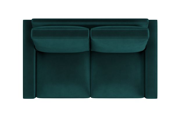 Edgewater Joya Teal Loveseat