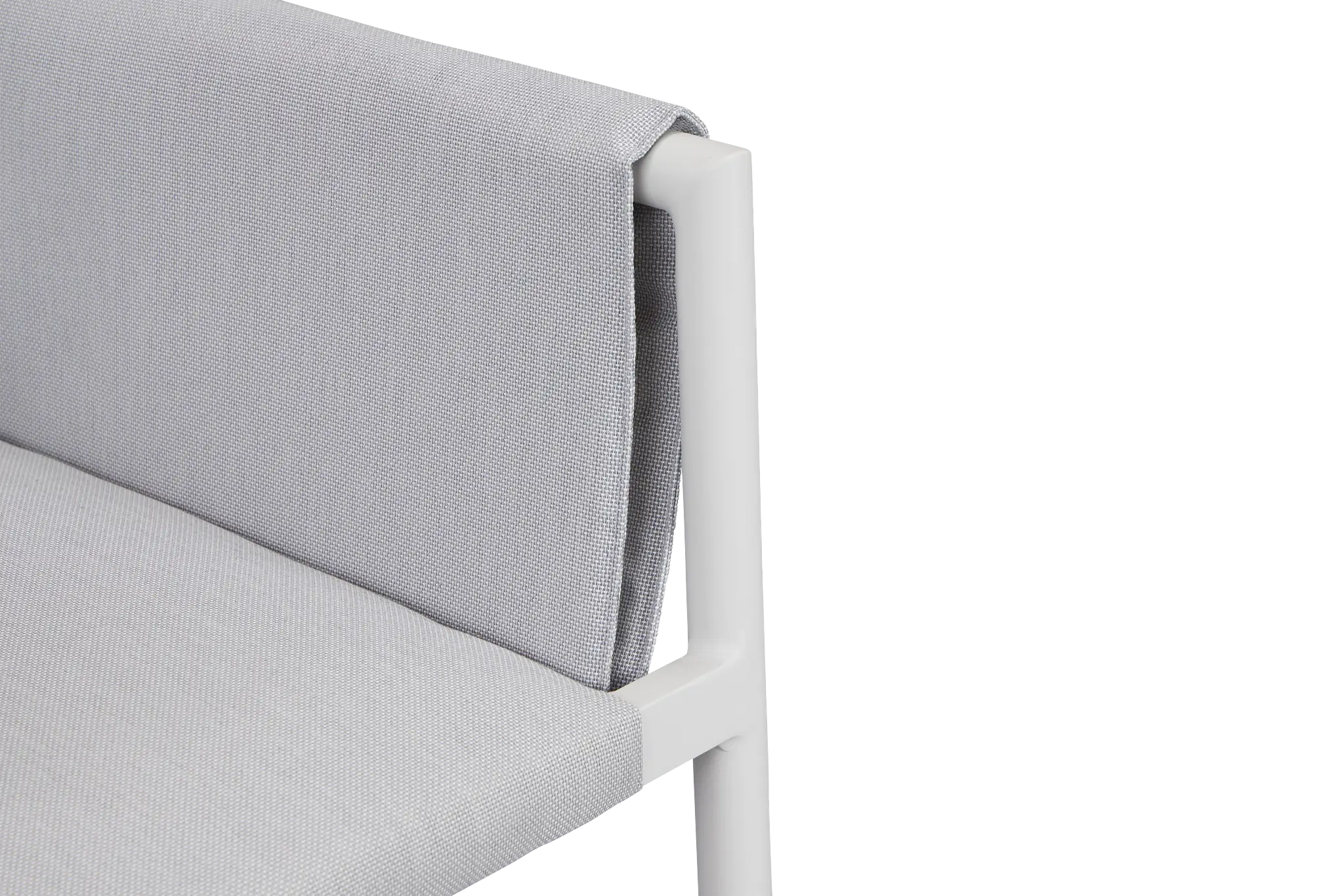 Barbados White Aluminum Sling Arm Chair Barbados White Aluminum Sling Arm Chair