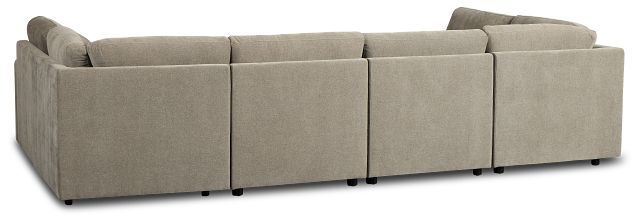 Addie Gray Fabric 8-piece Pit Storage Sectional