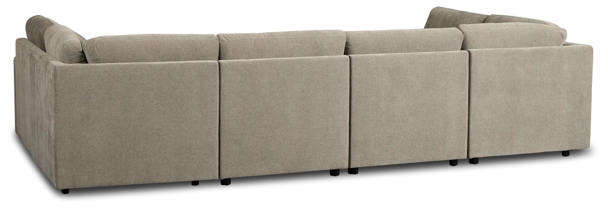 Addie Gray Fabric 8-piece Pit Storage Sectional