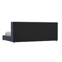 Captiva Elite Dark Blue 48" Upholstered Shelter Bed