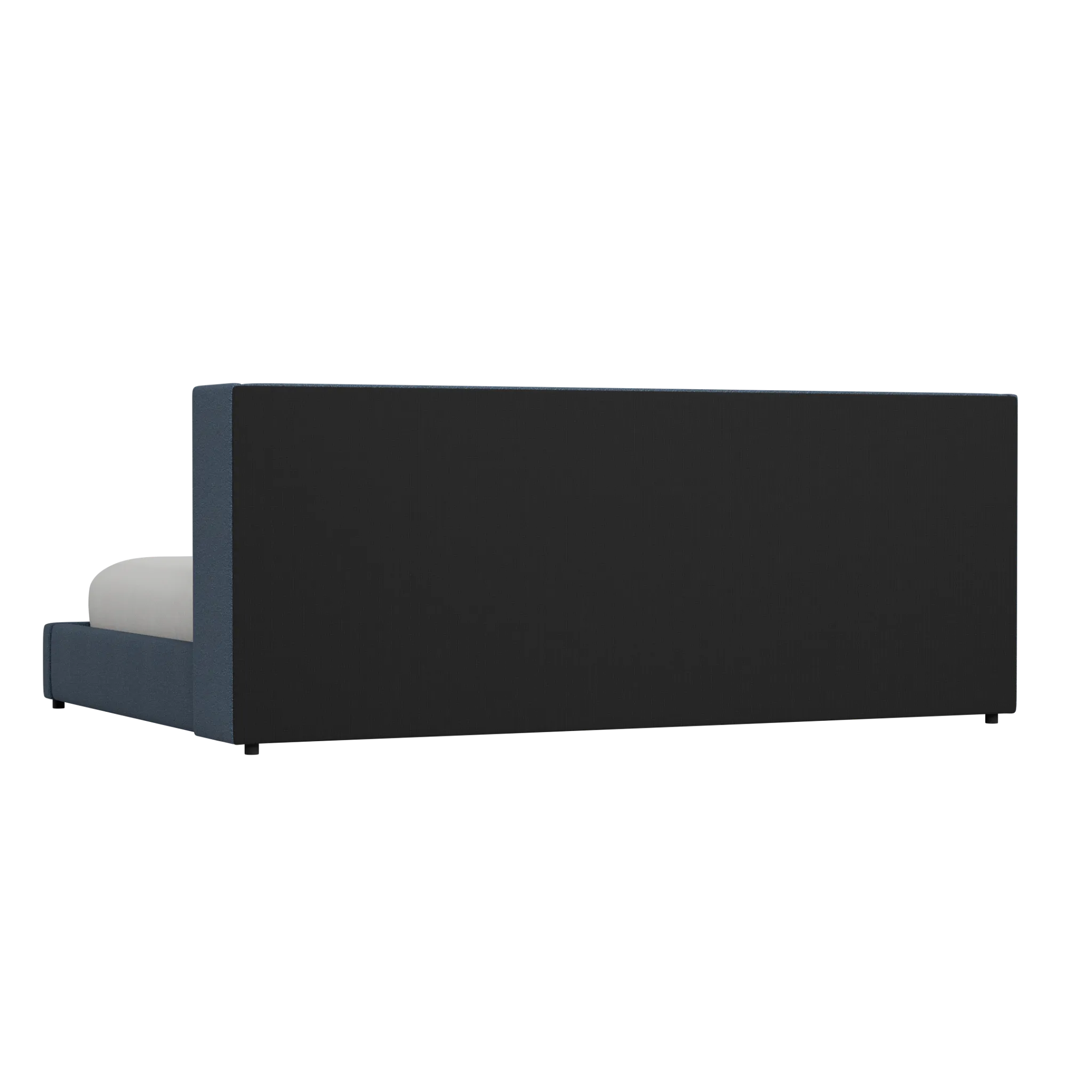 Captiva Elite Dark Blue 48" Upholstered Shelter Bed