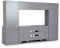 Newport Gray Drawer Entertainment Wall