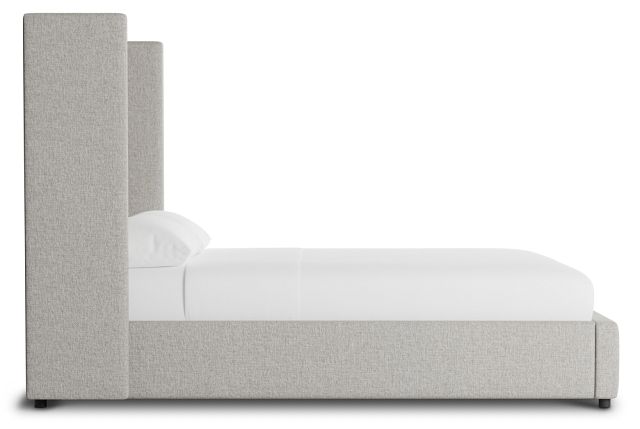 Captiva Elavation Khaki 60" Upholstered Shelter Bed
