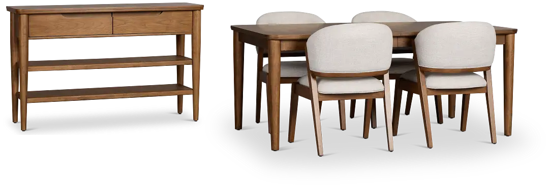 Rockford Light Tone Rect Dining Room Rockford Light Tone Rect Dining Room