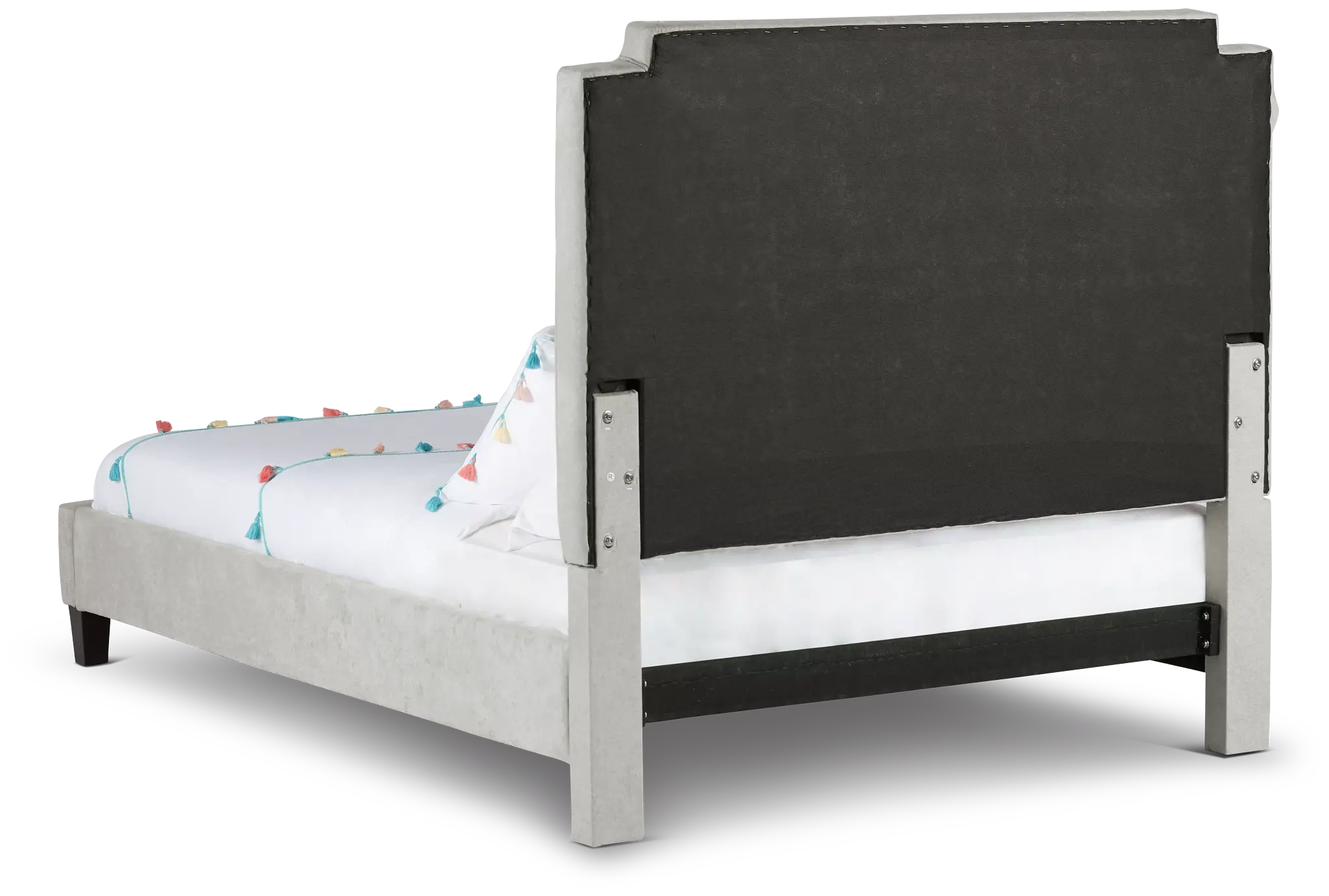 Whitney Taupe Uph Platform Bed Whitney Taupe Uph Platform Bed