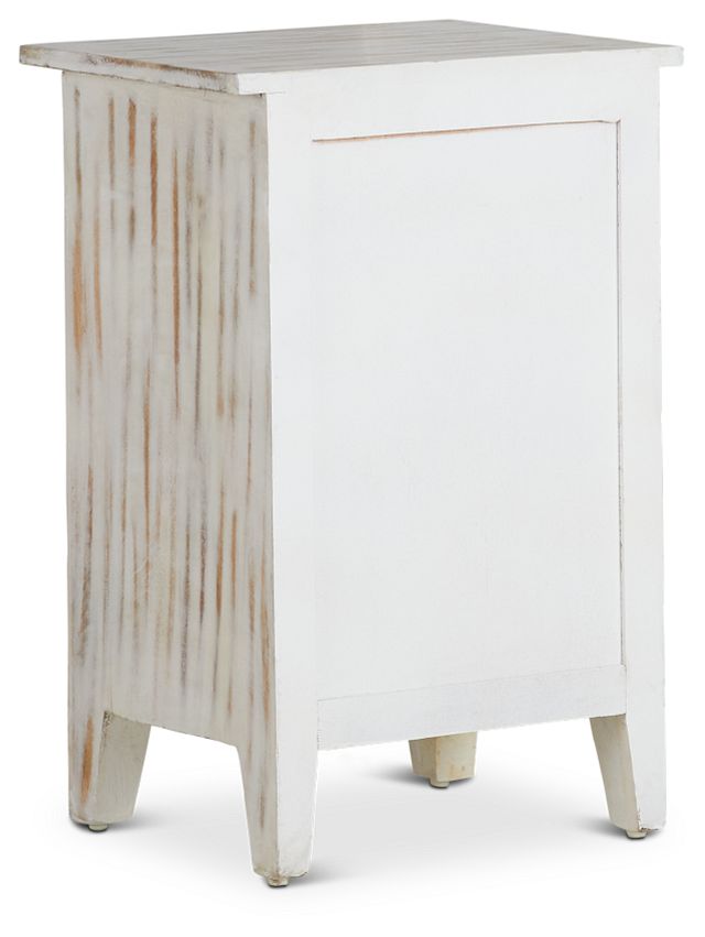 Celine Whitewash Accent Table