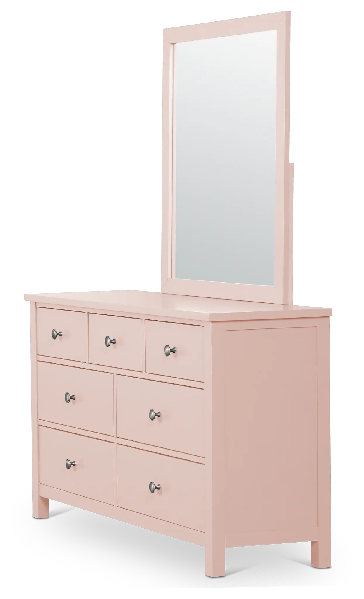 Charleston Pink Dresser & Mirror Charleston Pink Dresser & Mirror