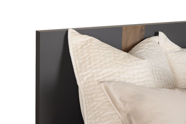 Brasilia Gray Platform Bed