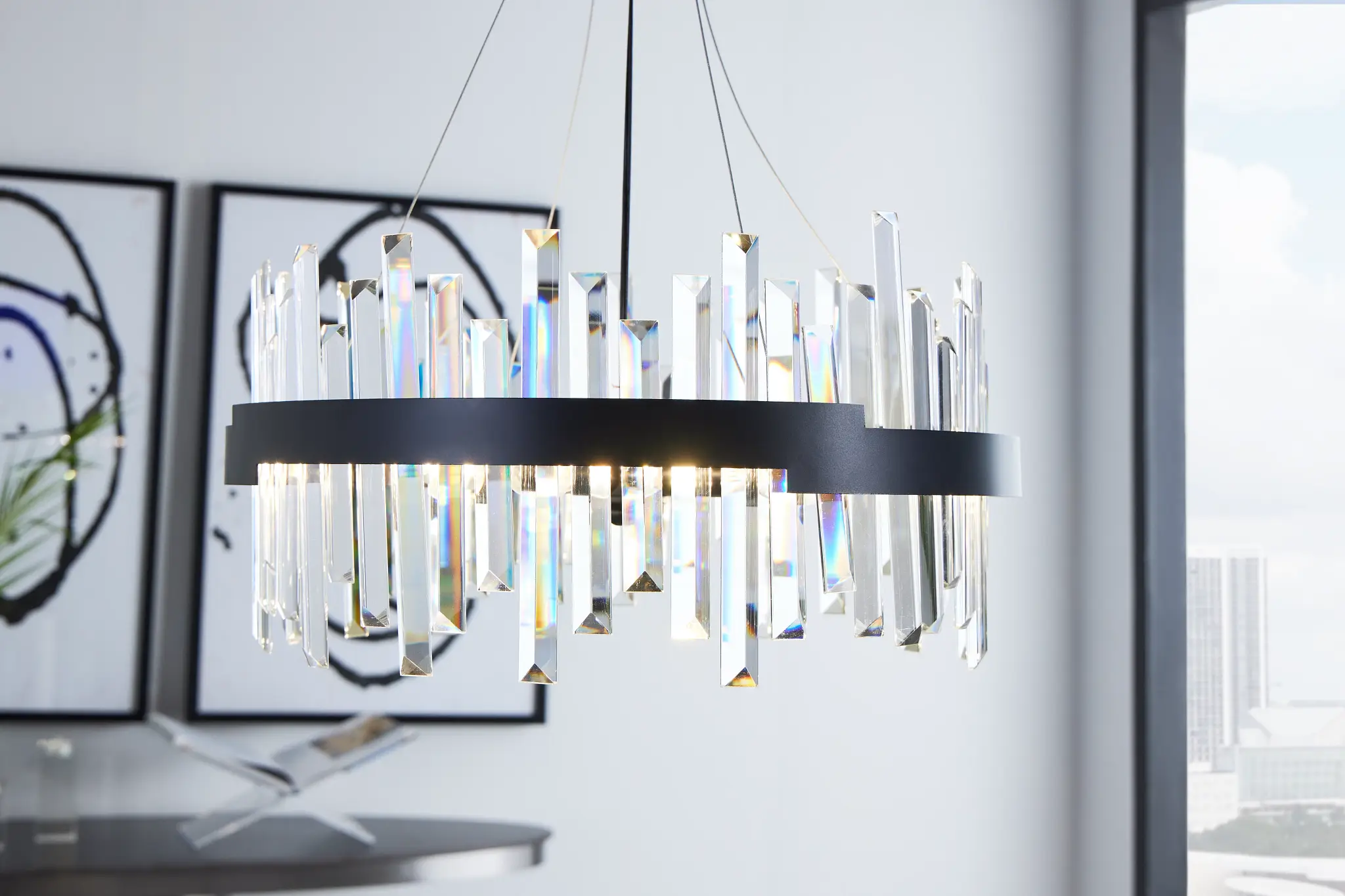 Vita Black Chandelier Vita Black Chandelier