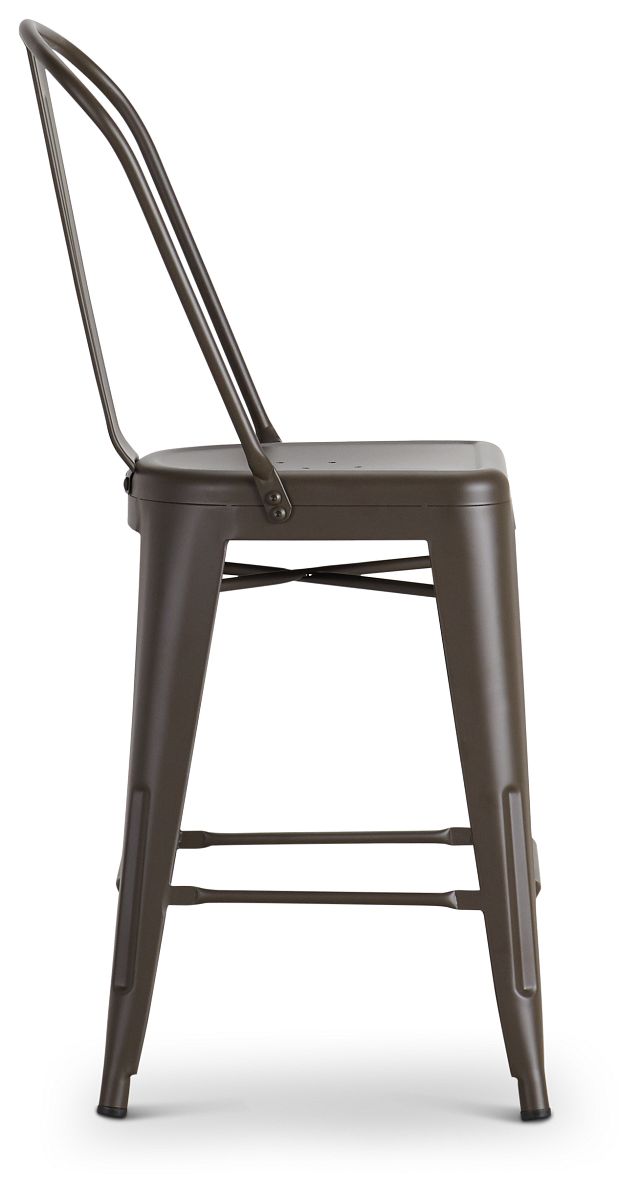 Harlow Dark Tone Metal 24" Barstool