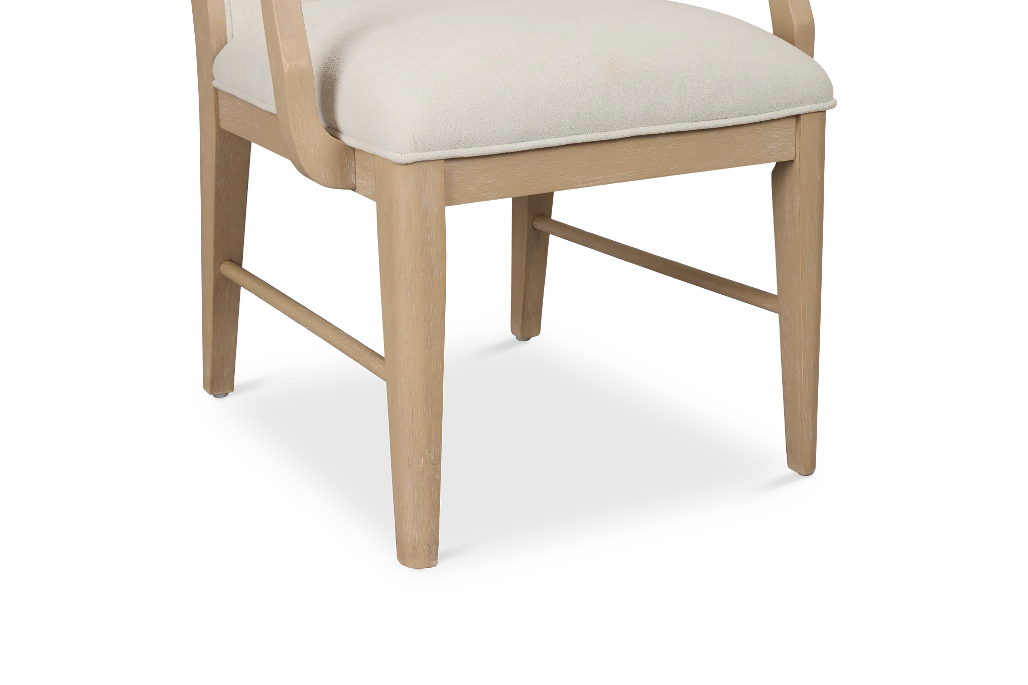 Castello Light Tone Upholstered Arm Chair